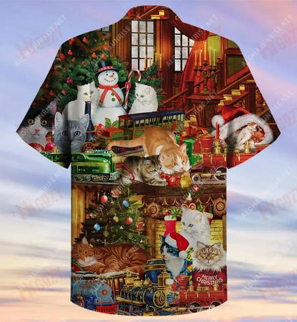 Cait le Bréagáin Traenach Léine Gearr Haváís Léinte Tropacha an tSamhraidh Léinte haváíais Oirbheartaíochta Léinte Greannmhar Haváís, Bronntanas Léine Haváís, Bronntanas Nollag