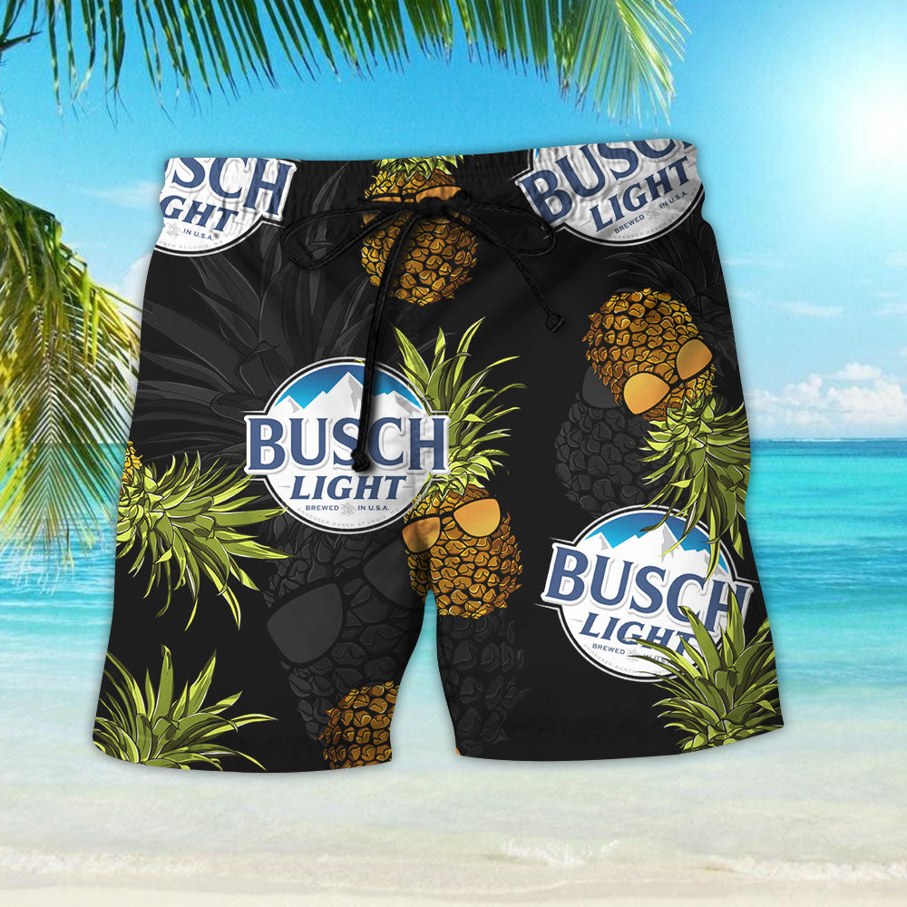 Busch Light Pineapple Hawaiian Shirt,Hawaiian Shirt Gift, Christmas Gift