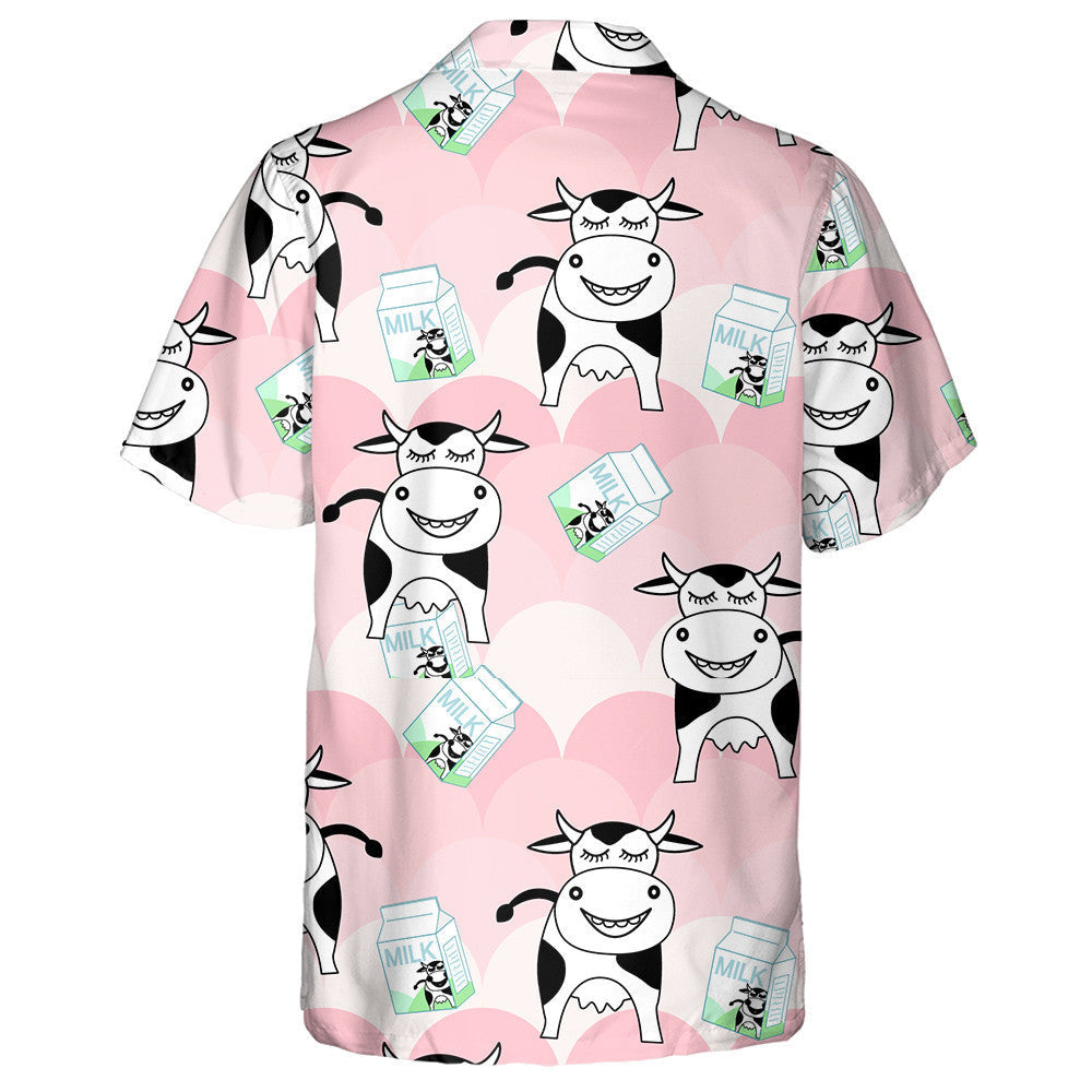 Little Cows And Rainbow World Milk Day Hawaiian Shirt, Hawaiian Shirt Gift, Christmas Gift