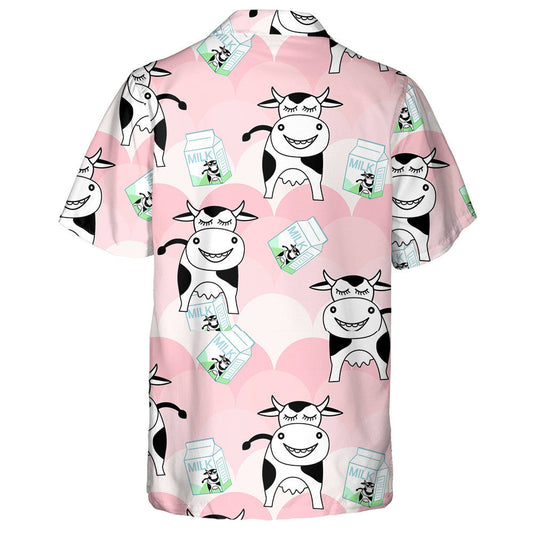 Little Cows And Rainbow World Milk Day Hawaiian Shirt, Hawaiian Shirt Gift, Christmas Gift