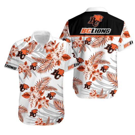 BC Lions Hawaiian Shirt Hawaiian Shirt Gift, Christmas Gift