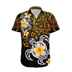 Amazing Polynesian Golden Maori Tattoo Combo Pattern Hawaiian Shirt, Hawaiian Shirt Gift, Christmas Gift