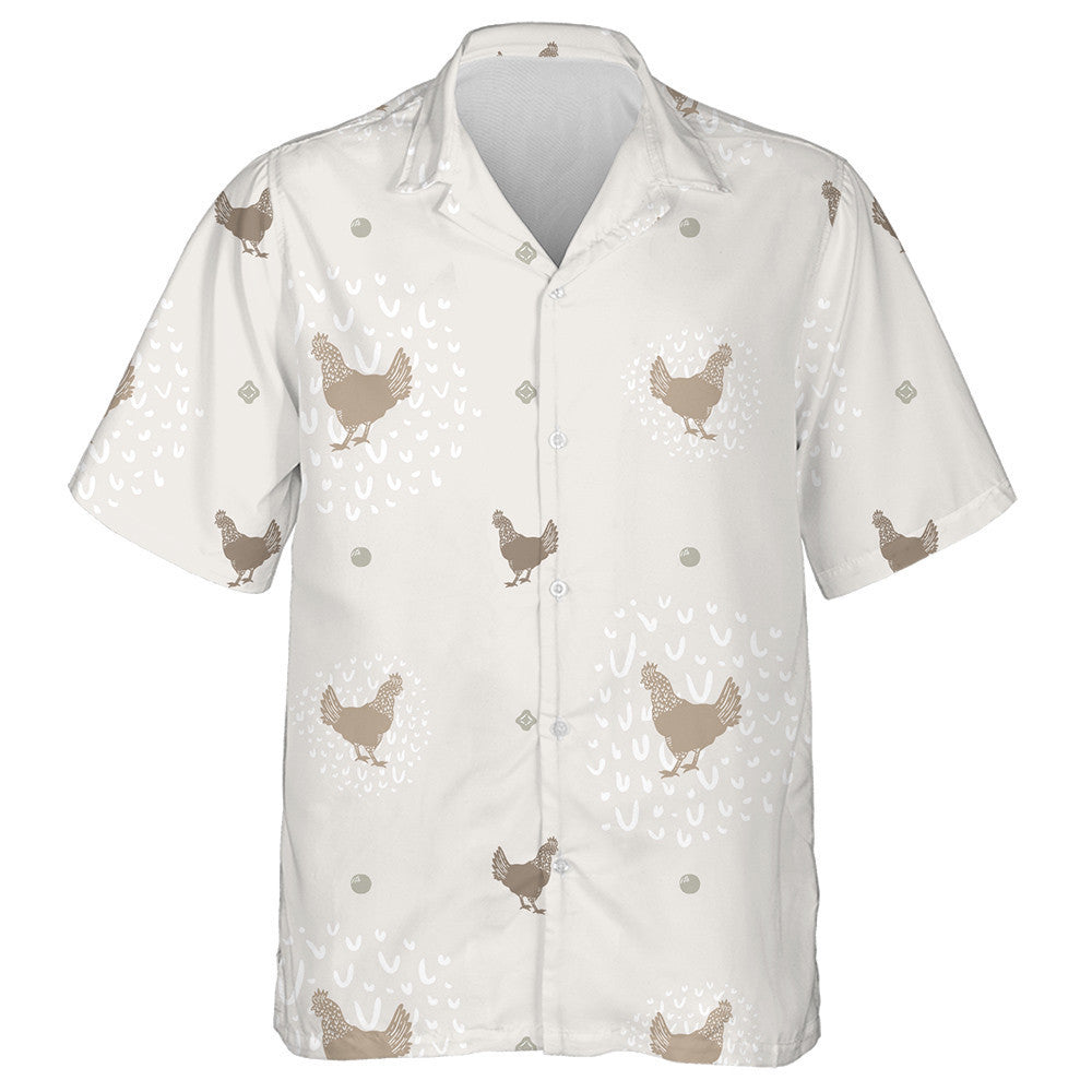 Sicín Feirme Tí Agus Uibheacha Léine Haváíach Polca Dot, Bronntanas Léine Haváí, Bronntanas Nollag