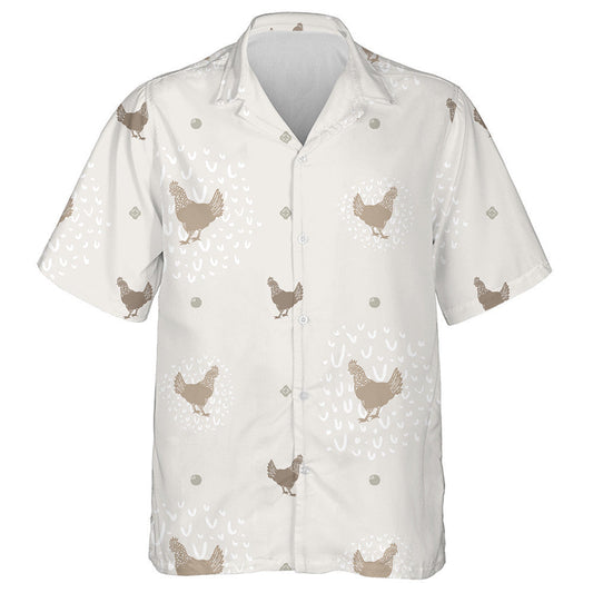 Sicín Feirme Tí Agus Uibheacha Léine Haváíach Polca Dot, Bronntanas Léine Haváí, Bronntanas Nollag