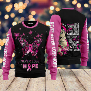 Breast Cancer Warrior Ugly Christmas Sweater,Christmas Ugly Sweater,Christmas Gift,Gift Christmas 2022