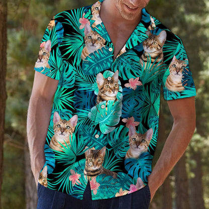 Toyer Spring Tropical Jungle Design Hawaiian Shirt,Hawaiian Shirt Gift, Christmas Gift