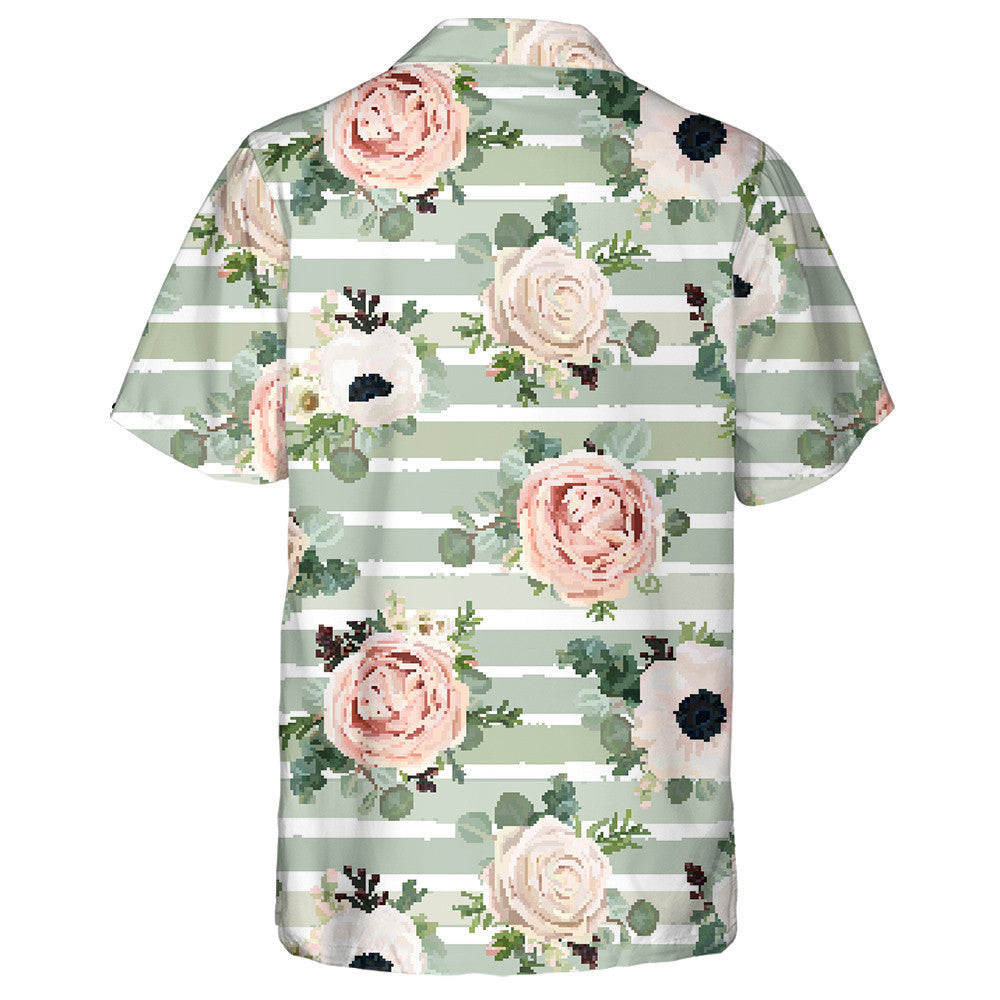 Bláth na Rós Álainn ar Chúlra Glas agus Bán Stráice Léine Haváís, Bronntanas Léine Haváíais, Bronntanas Nollag