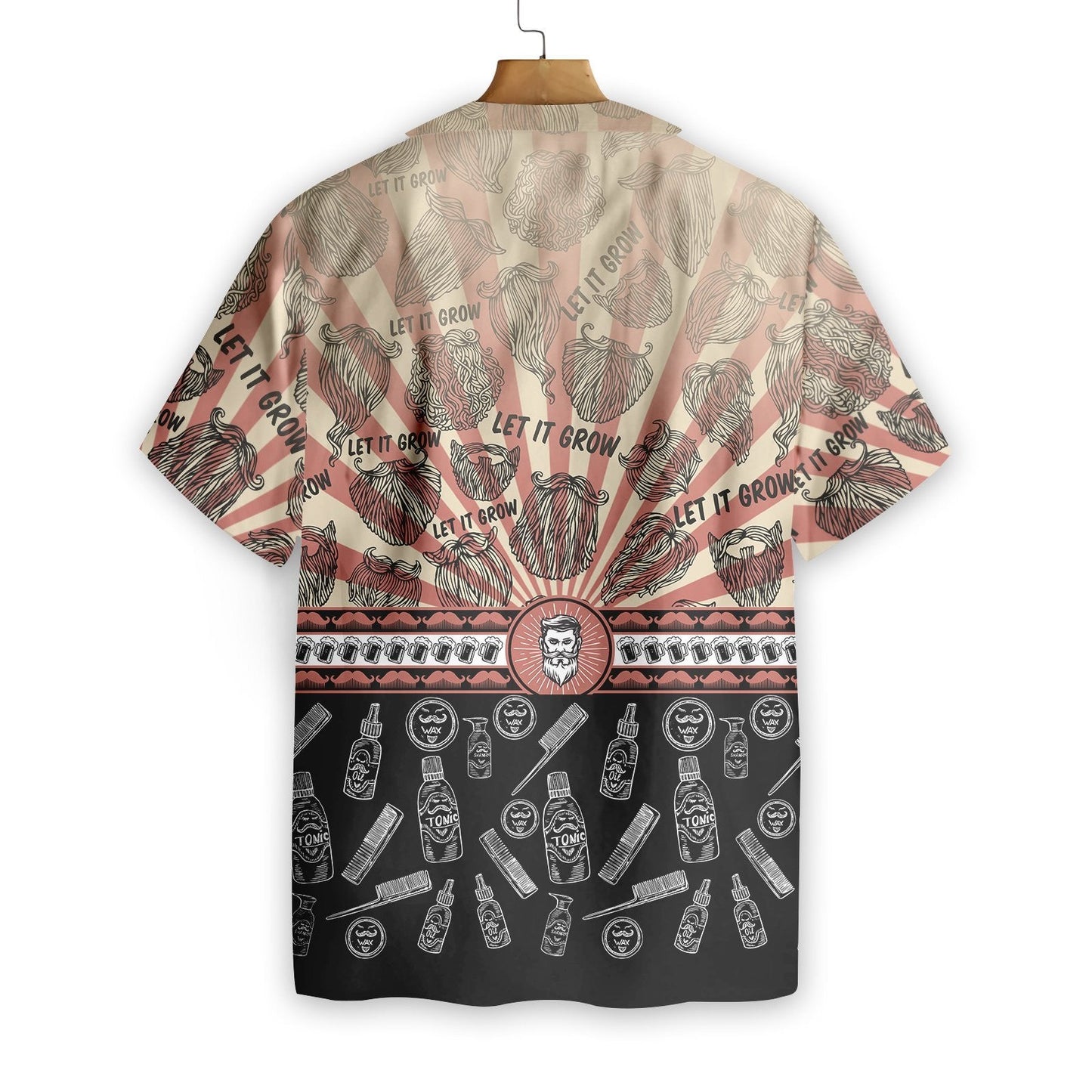 Let It Grow Siombail Uathúil Dearadh Go hiontach Léine Haváís, Bronntanas Léine Haváíais, Bronntanas Nollag