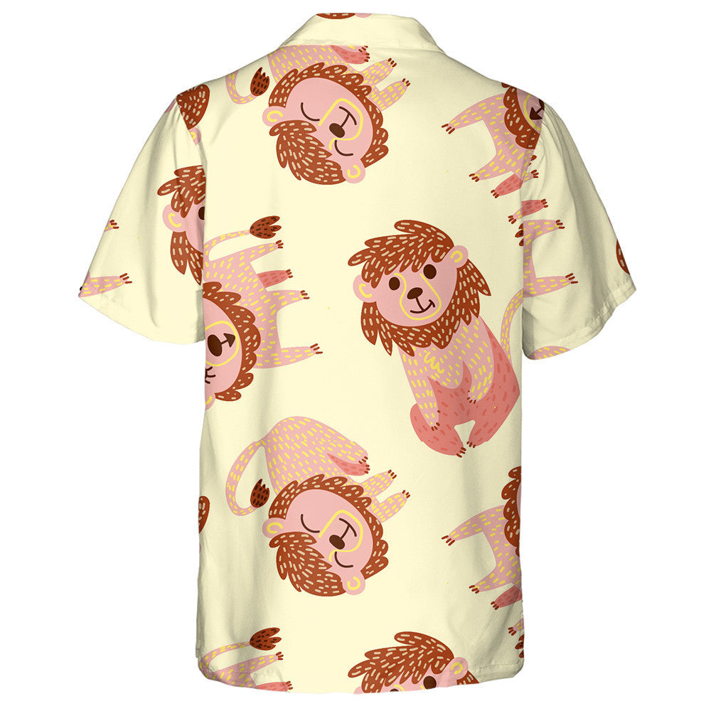 Leon Greannmhar I Nóiméid Éagsúla Ar Chúlra Buí Léine Haváís, Bronntanas Léine Haváíais, Bronntanas Nollag