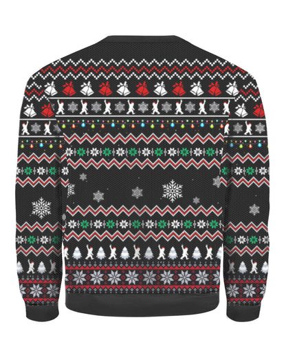 Creid i Bigfoot Squat Geansaí Nollag Gránna, Bronntanas Nollag,Bronntanas Nollag 2022