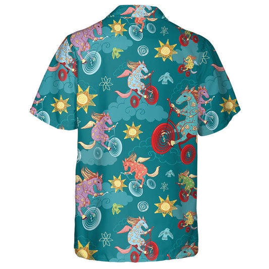 Fantasy Horses Pegasus Rothair ar Rothair San Spéir Léine Haváí, Bronntanas Léine Haváíais, Bronntanas Nollag