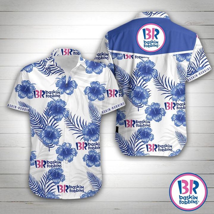 Baskin Robbins Hawaiian Shirt,Hawaiian Shirt Gift, Christmas Gift