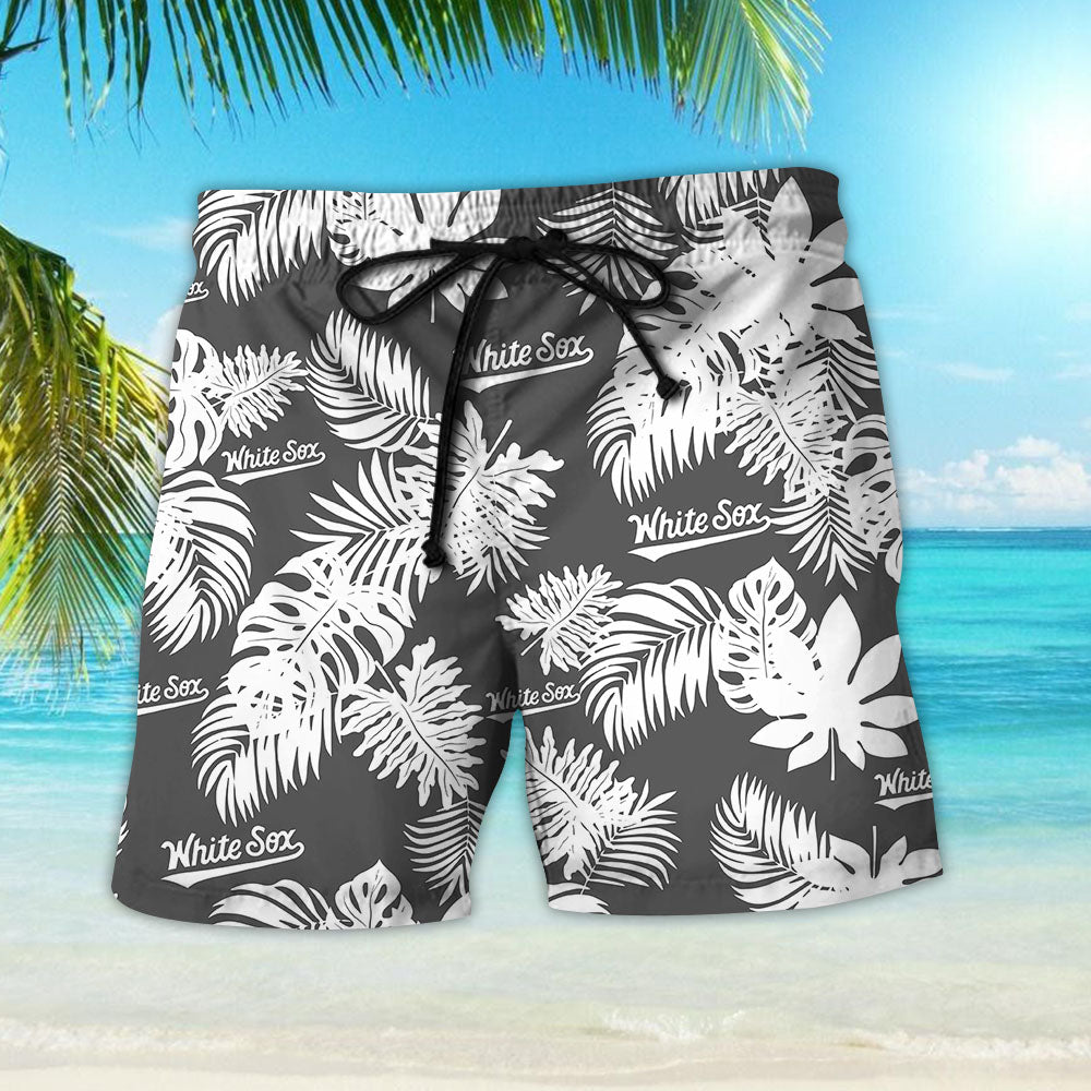 Chicago White Sox Reyn Spooner Aloha Haváís Aloha Shirt Shorts Haváís Trá Muinchille Gearr_Haváíais Bronntanas Léine, Bronntanas Nollag
