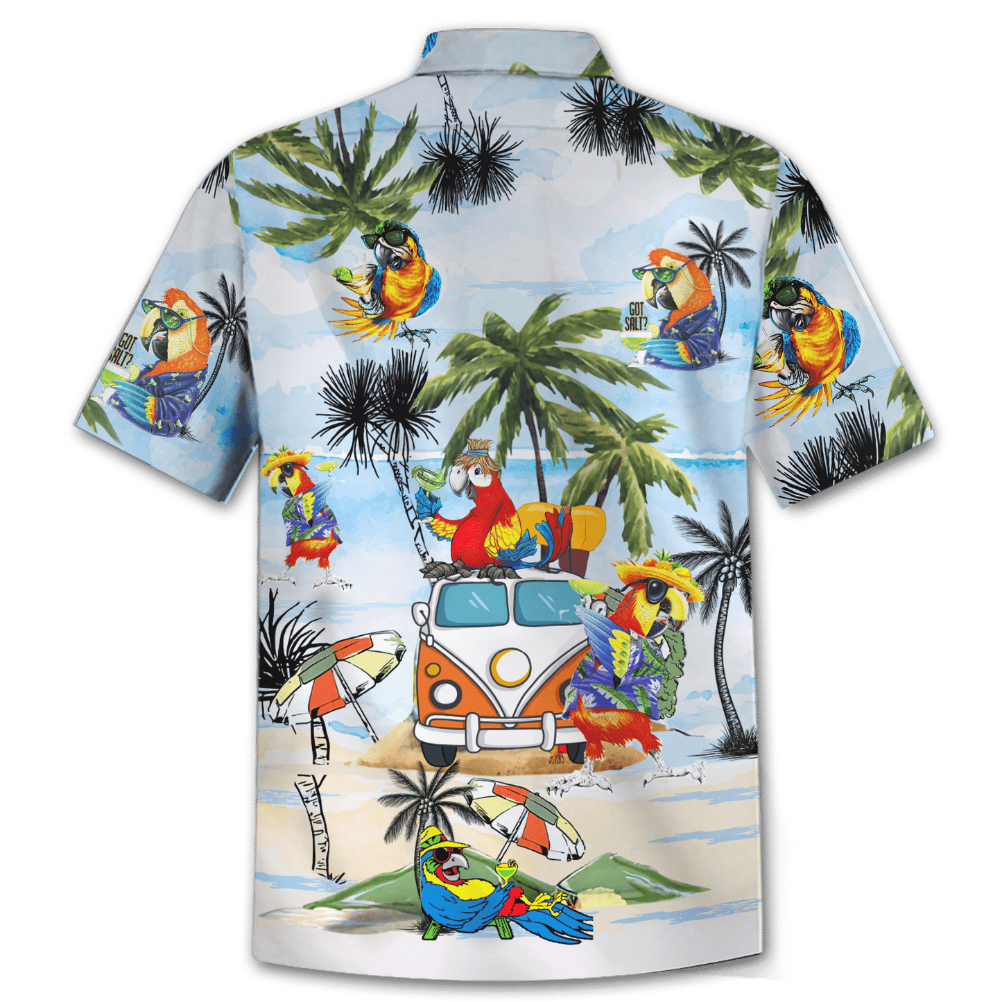 Dearadh Parrot Faint Ar an Trá Léine Haváís, Bronntanas Léine Haváíais, Bronntanas Nollag