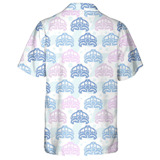 Hand Drawn Colorful Doodle Turtle Marine Hawaiian Shirt, Hawaiian Shirt Gift, Christmas Gift