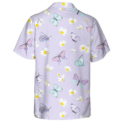 Téama Violet Uiscedhathanna Bláthanna Nóinín Agus Patrún Féileacán Léine Haváís, Bronntanas Léine Haváís, Bronntanas Nollag