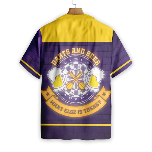 Blue Violet Background Dart Neon Cyper Hawaiian Shirt,Hawaiian Shirt Gift, Christmas Gift