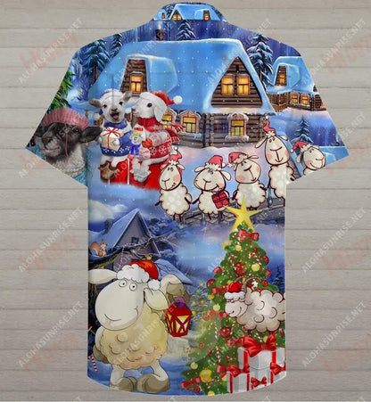 Is mian le Caoirigh Nollaig Shona Duit Léine Haváíach Caitheamh aimsire Gearr Muinchille Léinte Haváise Saincheaptha Léinte haváíais d'Fhir, Bronntanas Léine Haváíais, Bronntanas Nollag