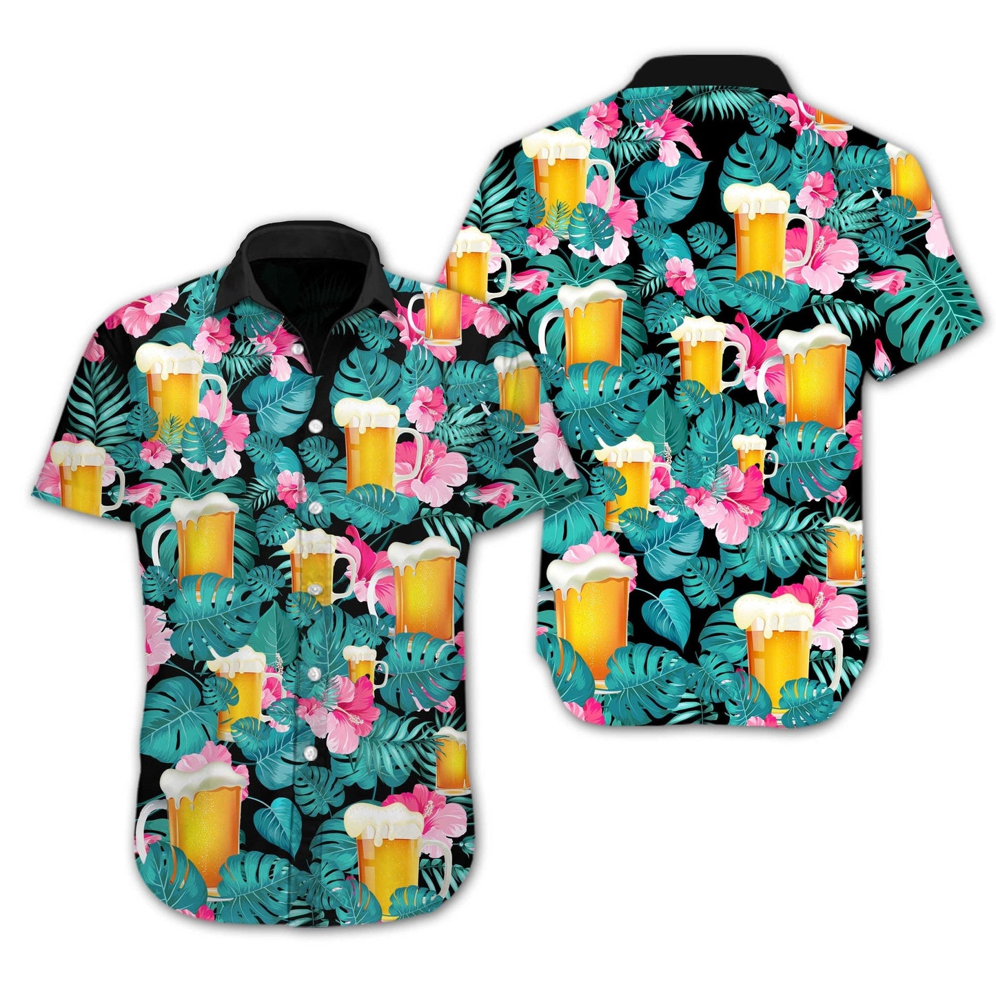 Cheer Nice Beer Tropical Design Hawaiian Shirt, Hawaiian For Gift