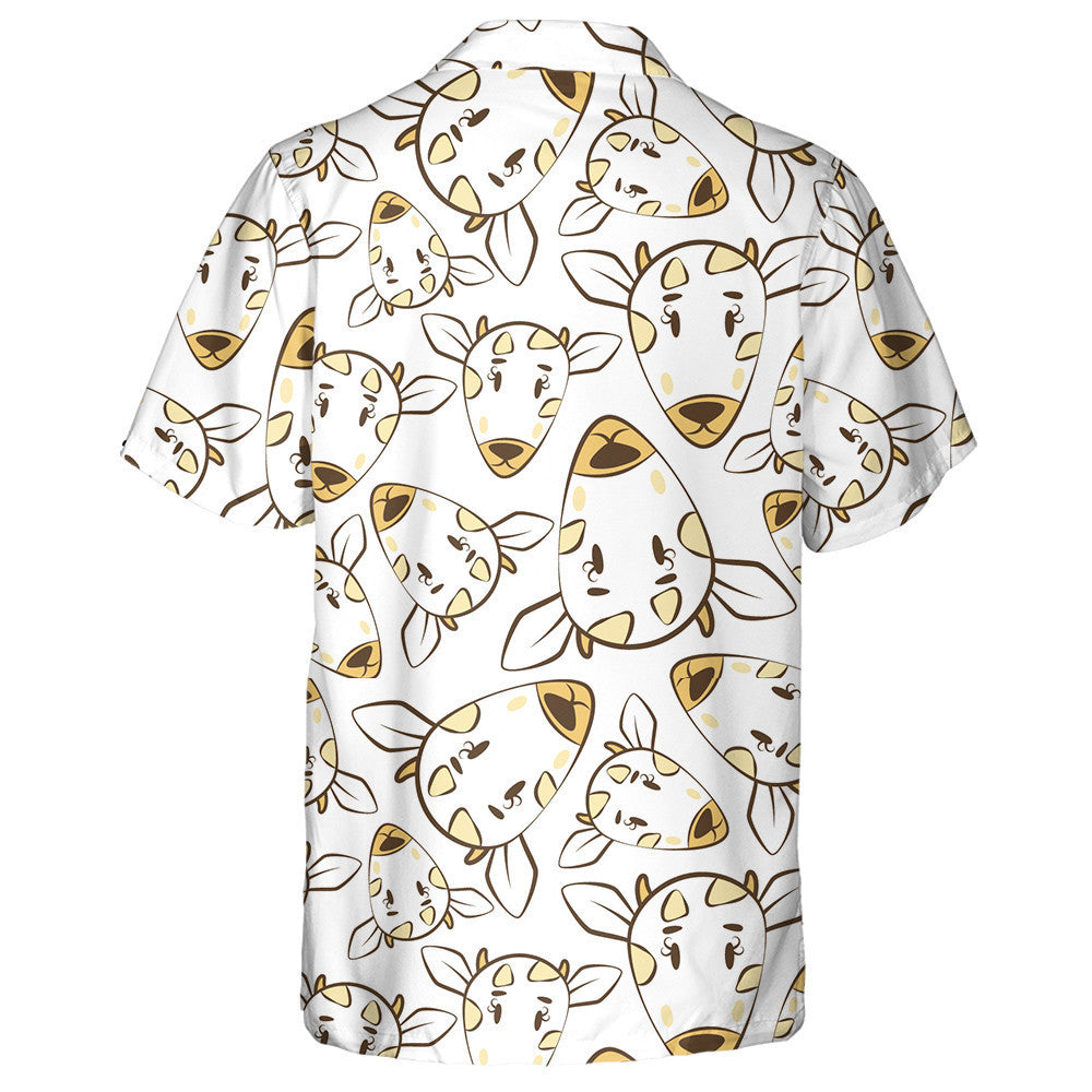 Muzzles Buí Cool Geal Bó nó Gabhar Léine Haváí, Bronntanas Léine Haváí, Bronntanas Nollag