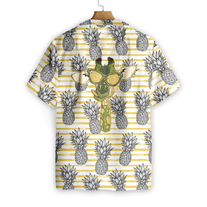 Anann Agus Sioráf Gleoite Léine Haváí Stráice Cothrománach Buí, Bronntanas Léine Haváíais, Bronntanas Nollag