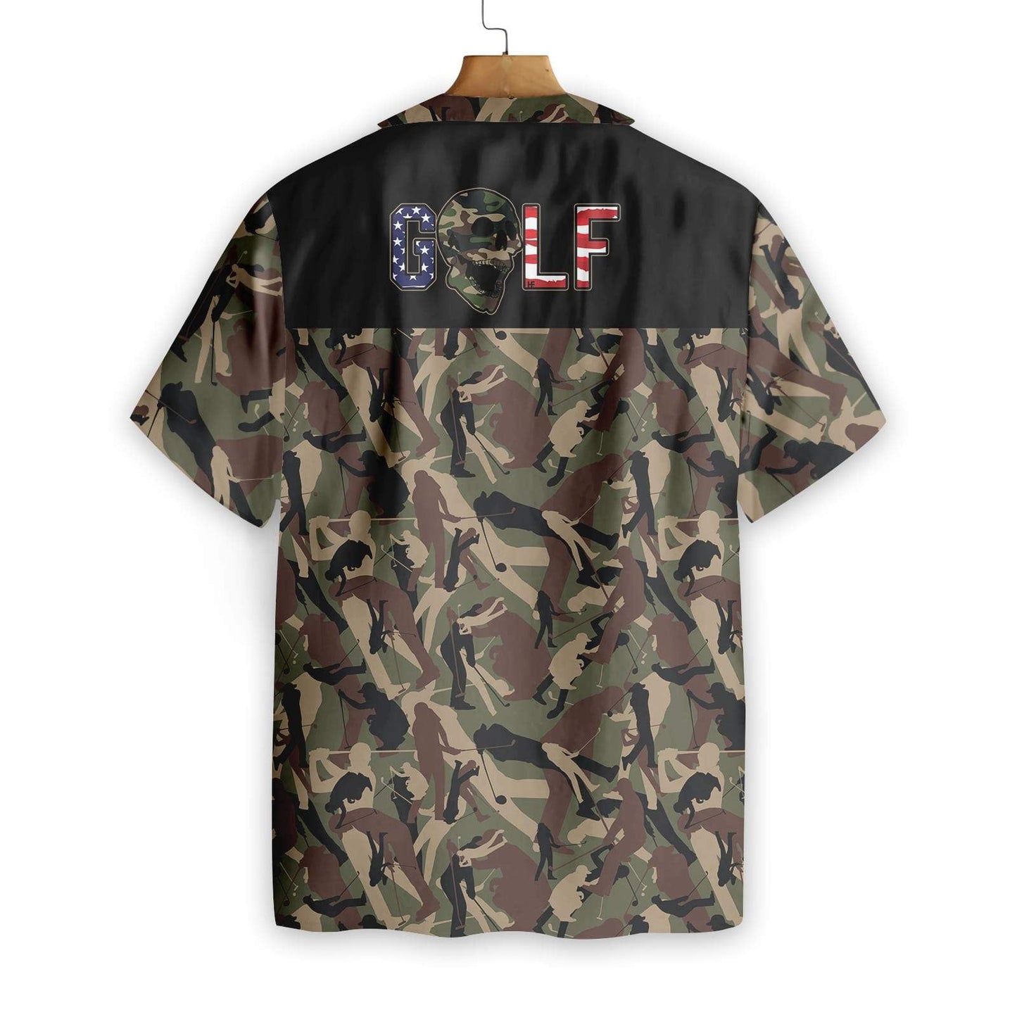 Golf Camouflage Seamless Pattern Fascinating Design Hawaiian Shirt,Hawaiian Shirt Gift, Christmas Gift