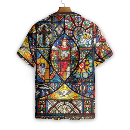 Vivid Abstract Design Hawaiian Shirt The Resurrection Of Jesus, Hawaiian Shirt Gift, Christmas Gift