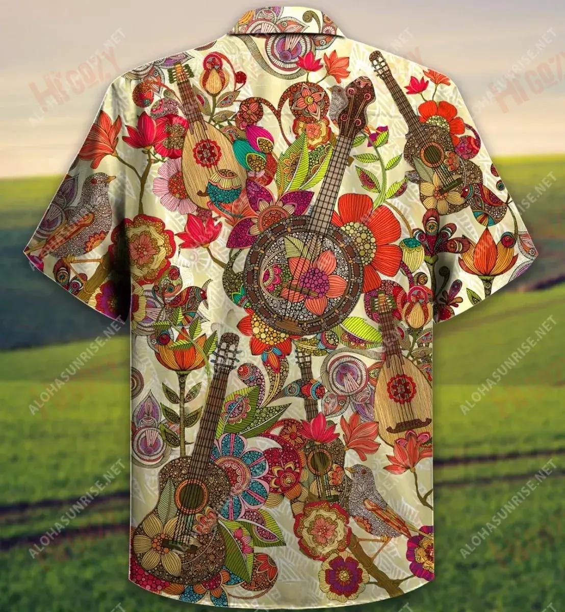 Music Is A Journey - Americana Is Getting Lost Unisex Hawaiian Shirt Vacation Short Sleeve Vintage Hawaiian Shirts Hawaiian Shirts For Women, Hawaiian Shirt Gift, Christmas Gift