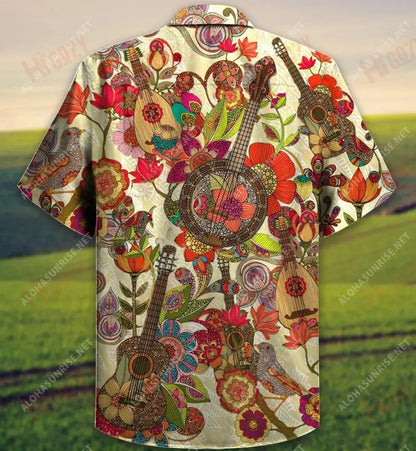 Music Is A Journey - Americana Is Getting Lost Unisex Hawaiian Shirt Vacation Short Sleeve Vintage Hawaiian Shirts Hawaiian Shirts For Women, Hawaiian Shirt Gift, Christmas Gift