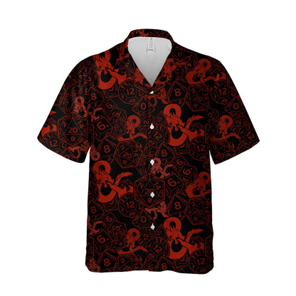 Dungeons Dragons Game Hawaiian Shirt_Hawaiian Shirt Gift, Christmas Gift