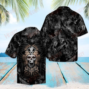 Amazing Skull - Short Sleeve Shirt Summer Short Sleeve Best Hawaiian Shirts Hawaiian Shirts For Women, Hawaiian Shirt Gift, Christmas Gift