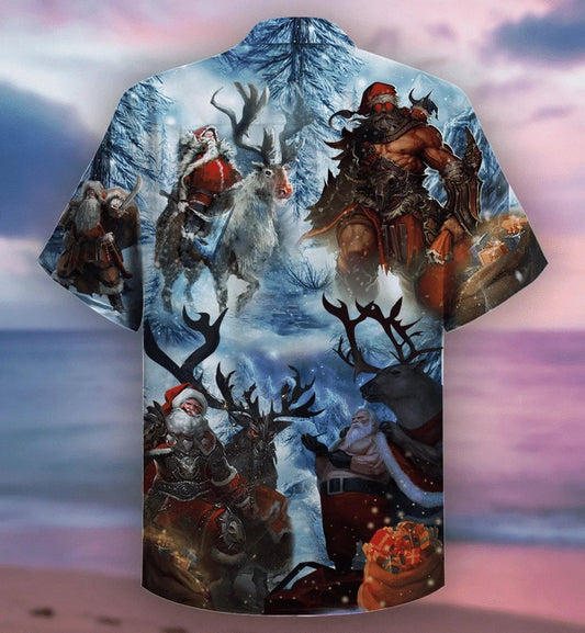 Fan na Nollag Cool Daidí na Nollag Dearadh Vintage Stíl Léine Haváís, Bronntanas Léine Haváís, Bronntanas Nollag