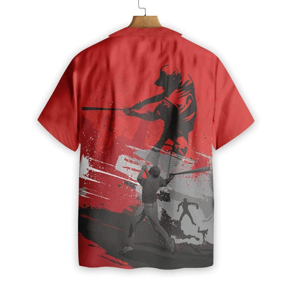 Baseball Red Is The New Black Hawaiian Shirt, Hawaiian For Gift