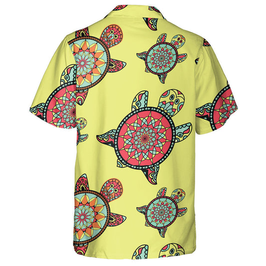 Sea Turtles Family In Oriental Style Hawaiian Shirt,Hawaiian Shirt Gift, Christmas Gift