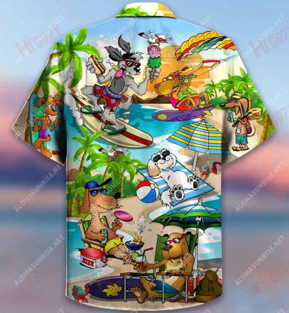 Tránna Greannmhar Daidí Léinte Gearr Muinchille Unisex Caitheamh aimsire Léinte haváíais Léinte Crazy Léinte haváíais d'Fhir, Bronntanas Léine Haváís, Bronntanas Nollag