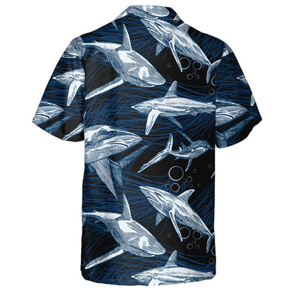 Iasc Mara Faoi Uisce Siorcanna Amazing Ar Dhearadh Dark Léine Haváís, Bronntanas Léine Haváís, Bronntanas Nollag