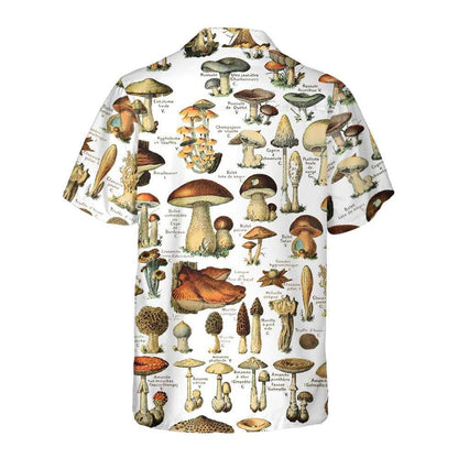 Types Of Mushroom Gift For Biologist Hawaiian Shirt, Hawaiian For Gift