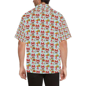 Cute Cartoon Santa Claus On Christmas Day Design Hawaiian Shirt, Hawaiian Shirt Gift, Christmas Gift