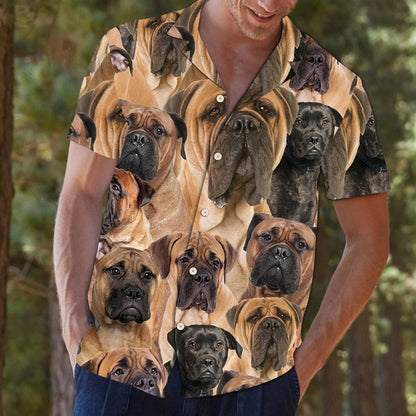 Bullmastiff Dog Are A Girl's Best Friend Hawaiian Shirt, Hawaiian Shirt Gift, Christmas Gift