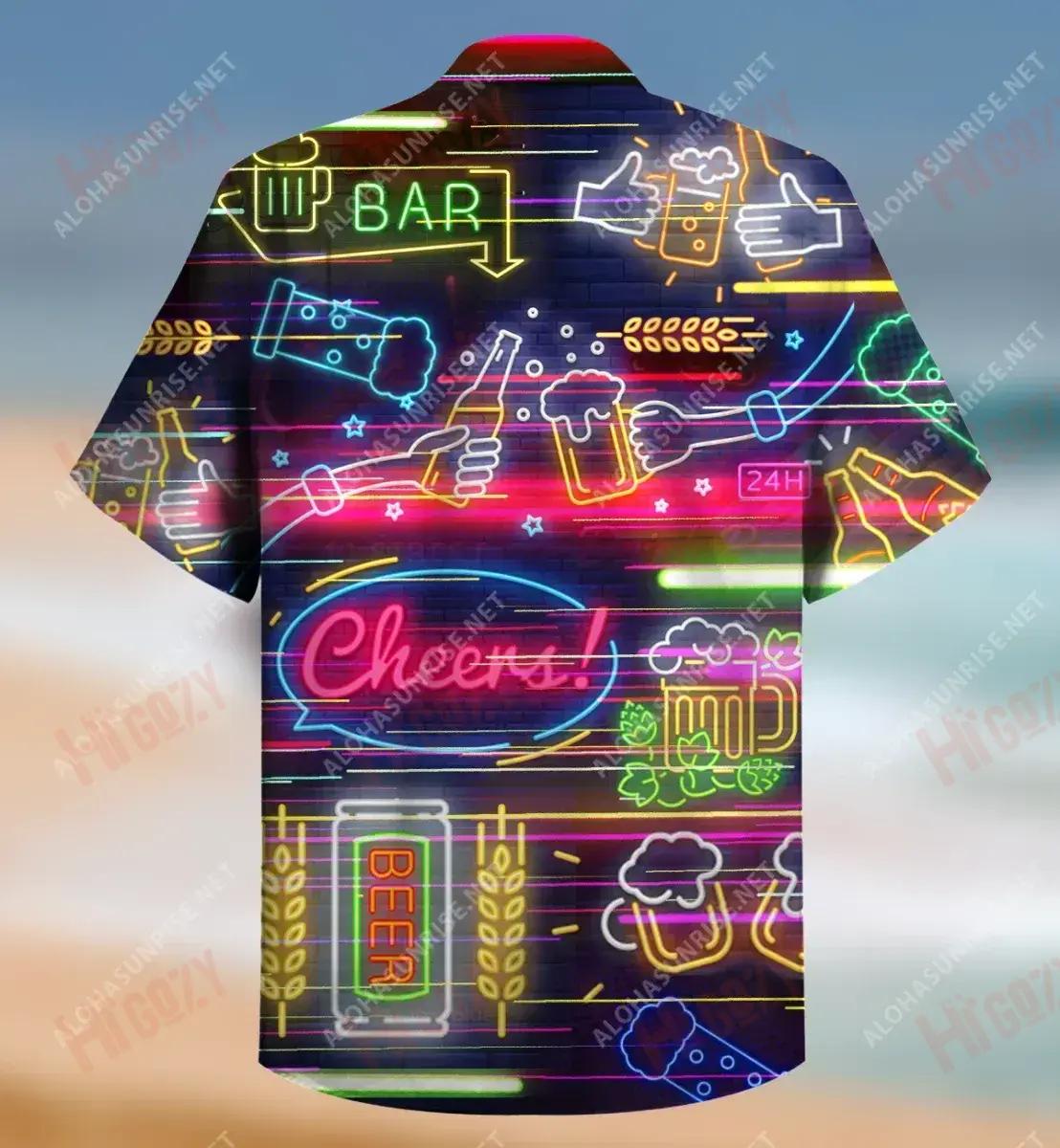 Tá an saol brewtiful Léine muinchille Unisex Gearr Caitheamh aimsire Léinte Haváís Saincheaptha Léinte haváíais na bhFear, Bronntanas Léine Haváís, Bronntanas Nollag