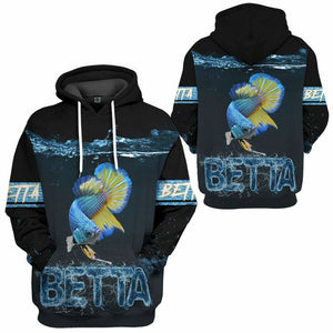 3D Betta Lovers Custom Tshirt Hoodie Apparel