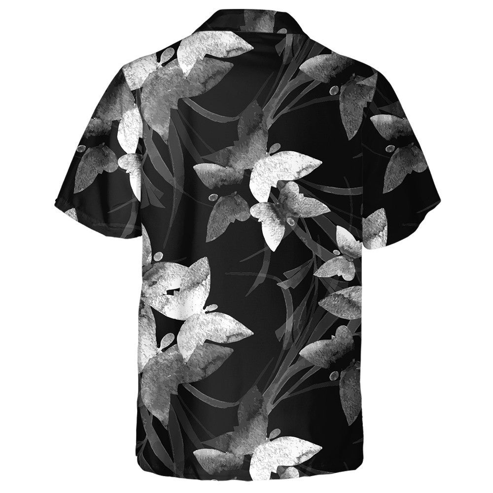 Féileacán Lámhtharraingthe I Stíl Uiscedhathanna Léine Haváís, haváís le haghaidh bronntanais