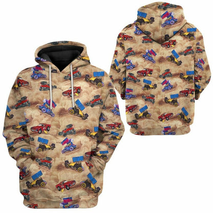 3D DIRT Track Racing Custom Tshirt Hoodie Apparel
