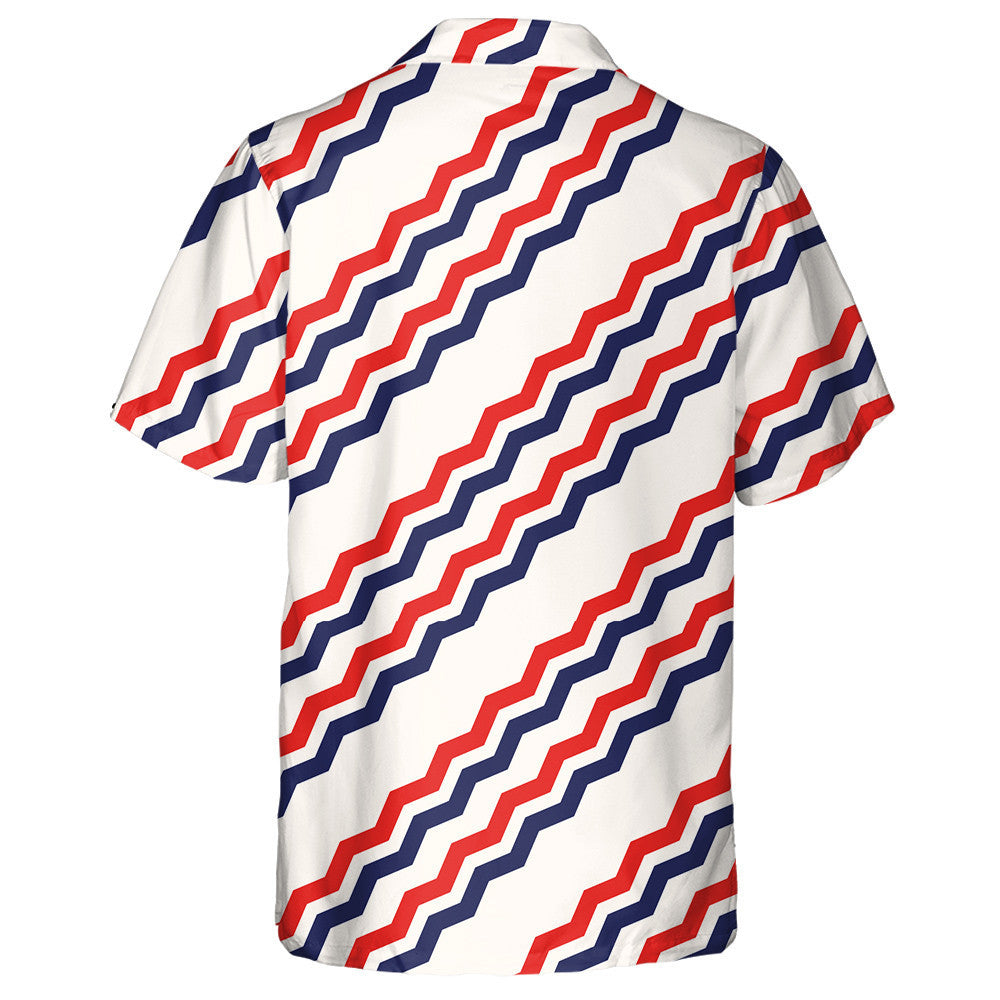 Léaráid Stripes As Réaltaí Cúlra Do Saoire Ceiliúrtha Léine Haváíais Mheiriceá, Bronntanas Léine Haváís, Bronntanas Nollag