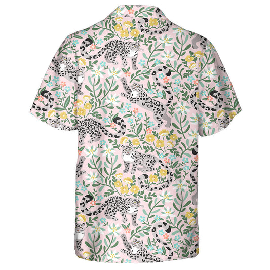 Playful Snow Leopards In Altai Mountain Herbs Hawaiian Shirt, Hawaiian Shirt Gift, Christmas Gift