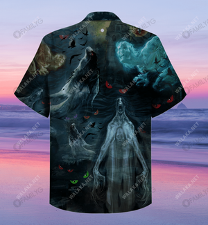 Amazing Ghost Unisex Hawaiian Shirt, Hawaiian Shirt Gift, Christmas Gift