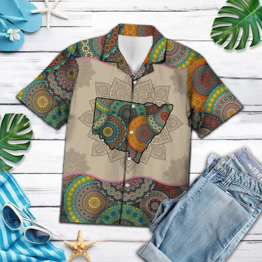 Léine haváíais Stíl Mandala Bláthanna Uamhnach South Wales, Bronntanas Léine Haváíais, Bronntanas Nollag