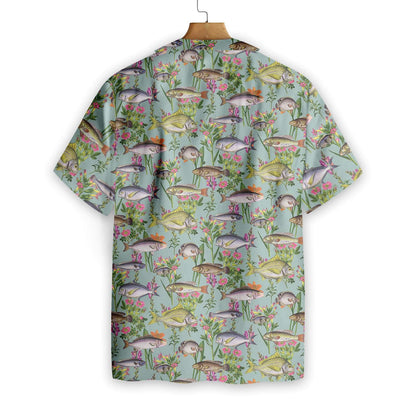 Dumb Face Fishy Fishy Fish Pattern Hawaiian Shirt,Hawaiian Shirt Gift, Christmas Gift