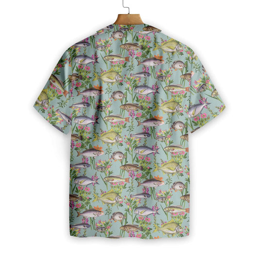 Dumb Face Fishy Fishy Fish Pattern Hawaiian Shirt,Hawaiian Shirt Gift, Christmas Gift