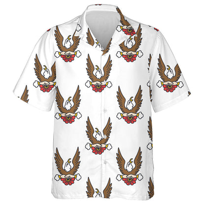 Sciathán Ardaithe Donn Iolair Le Léine Bláth haváíais, haváís le haghaidh bronntanais